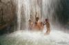 <p>Seobagh Village, Kullu, H.P., India, July 1998<br />
The villages’ very own waterfall cascades to draw many people from nearby villages during the summer months, especially the children, who must chill out here after the tedium of the school.</p>
